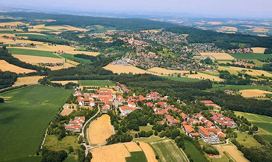 Der Ortseingang der Gemeinde Bad Griesbach.