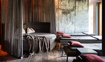 Liegen und Betten in der Ruhezone