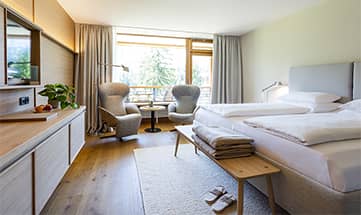 Zimmer Doppelzimmer im Gartenflügel