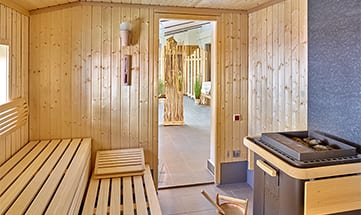 Sauna im Hotel Das Ludwig