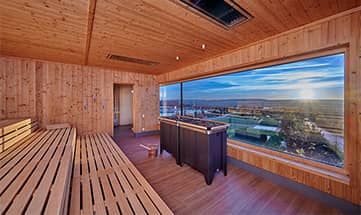 Sauna mit Ausblick