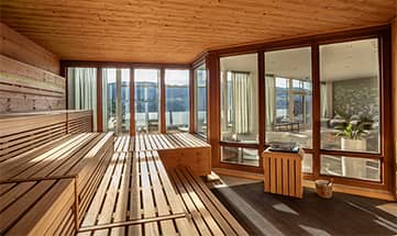 Sauna mit Ausblick