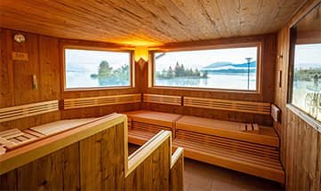 Sauna am Tag
