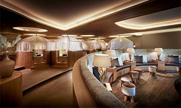 Ruheraum Raumstille mit Sitzgelegenheiten