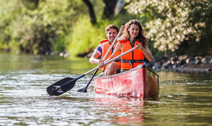 Freizeittipp  Bootswandern auf dem Regen