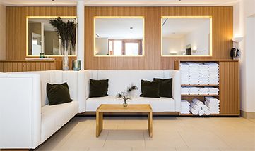 Gemütliche Plauderecke im SPA 