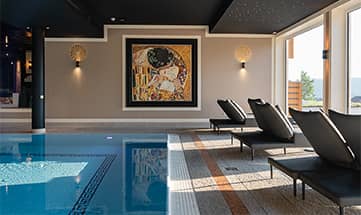 Rechte Seite des Panoramahallenbades