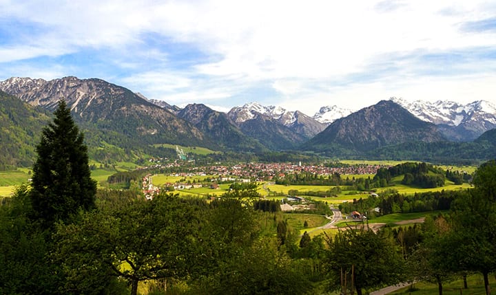 Stadtbild Oberstdorf