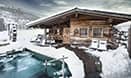 Hotelminibild Außensauna mit Pool
