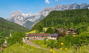 Aussenansicht vom Berghotel Rehlegg